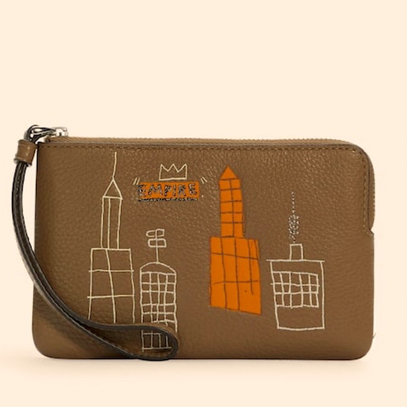 Coach X Jean Michel Basquiat Corner Zip Wristlet